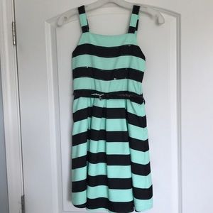 Justice Striped Skater Dress
